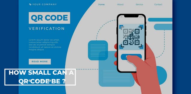 how small can a qr code be